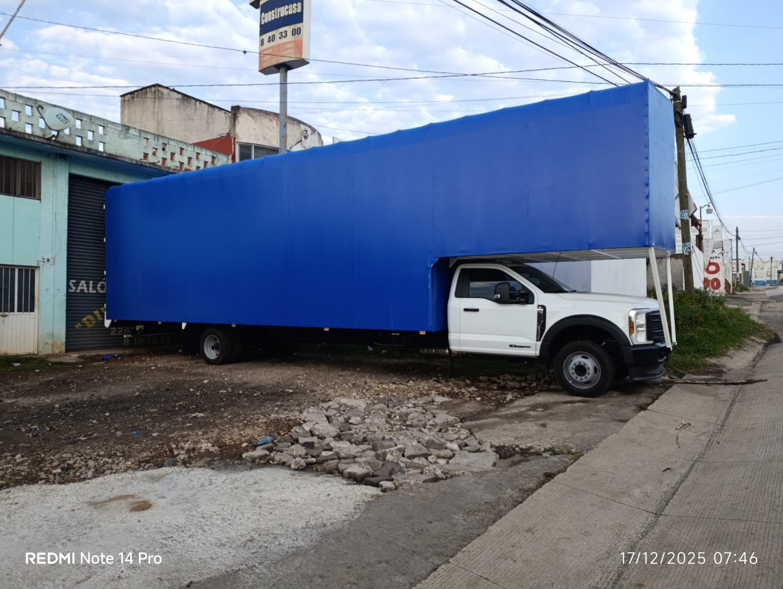Cubierta industrial para maquinaria